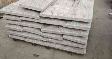 钦州芝麻白蘑菇石，自然面