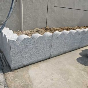 钦州芝麻白花边石  围边石