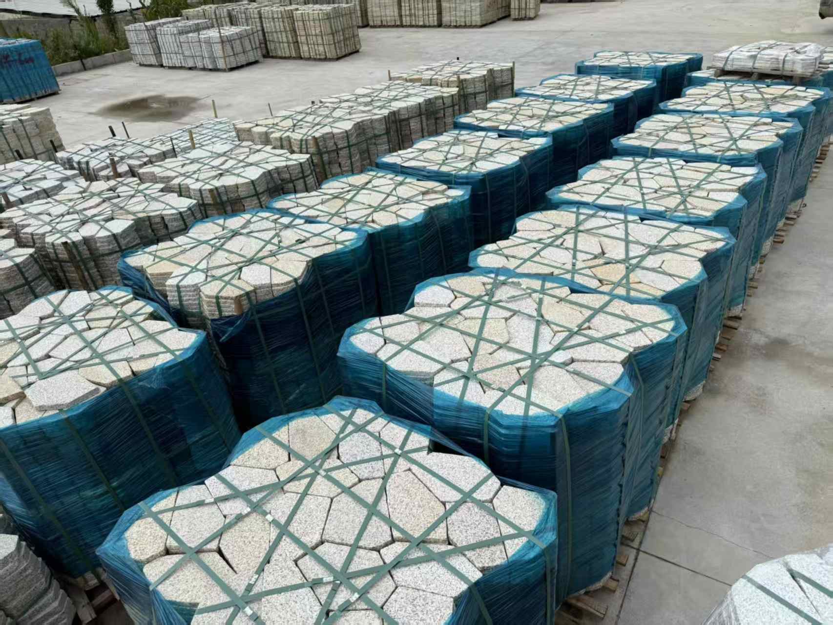 钦州黄金麻冰裂纹 碎拼