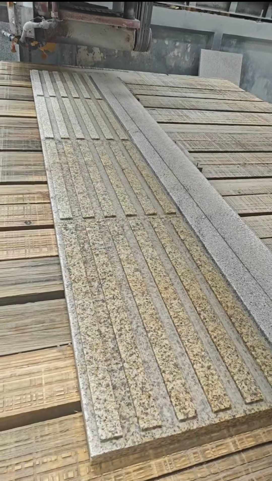 钦州黄金麻盲道石 盲条