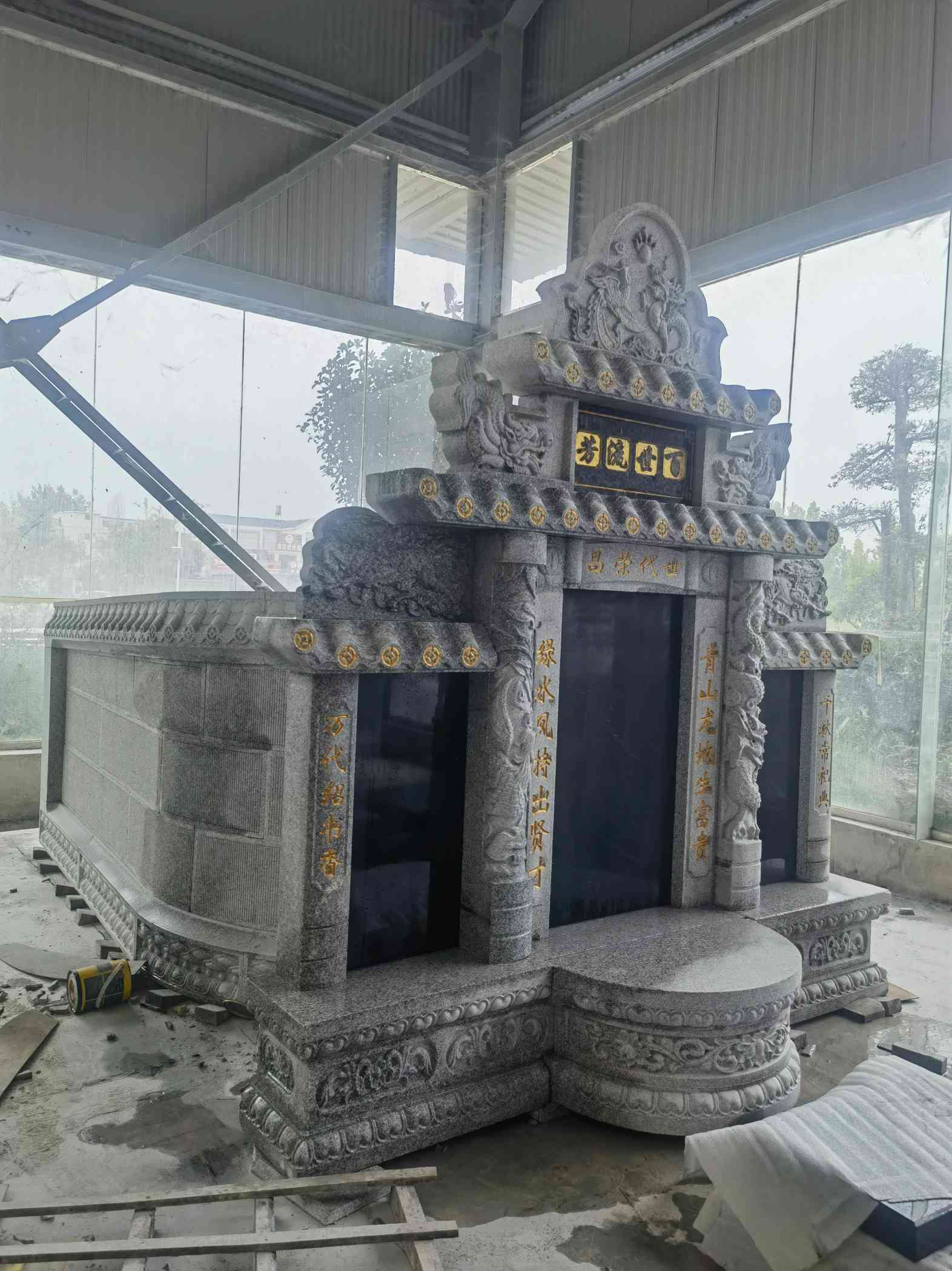 钦州套墓 墓碑 围坟石 异形定制